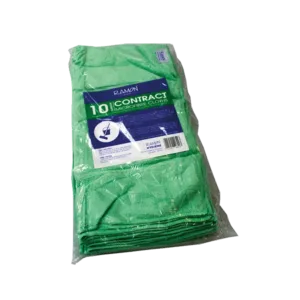 RAMON Contract general purpose green microfibre cloth pack of 10 for professional cleaning use Purcho