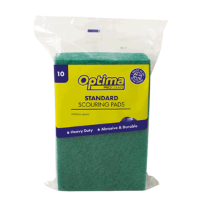 Optima Proclean standard grade scouring pads 10 pack for commercial cleaning UK – Purcho