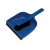 Blue dust pan and soft brush set for everyday cleaning supplied by Purcho UK
