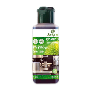 Jangro Enviro K4 concentrated kitchen sanitiser 1L for commercial food hygiene cleaning