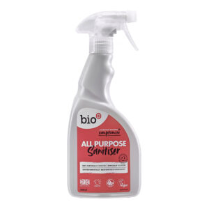 Bio-D all purpose sanitiser 500ml spray bottle for everyday cleaning from Purcho UK