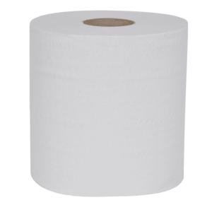 Northwood Essentials white centrefeed roll 120m 1 ply 12 pack supplied by Purcho UK