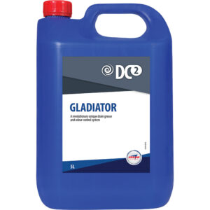 DC2 Gladiator 5 litre drain grease and odour control cleaner supplied by Purcho UK