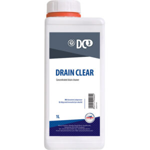 DC3 Drain Clear 1 litre concentrated drain cleaner supplied by Purcho UK