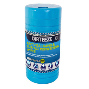 Dirteeze antiviral hand and surface disinfection wipes tub for workplace hygiene - Purcho