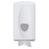 Dolphin bulk pack toilet tissue dispenser in white plastic Purcho UK