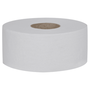 Northwood Essentials mini jumbo toilet roll 150m 2 ply white 12 pack supplied by Purcho UK