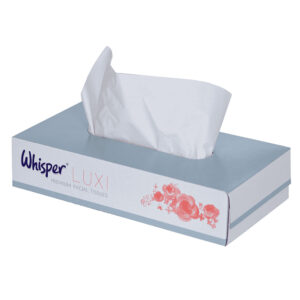 Northwood Whisper professional white facial tissue boxes 2 ply 36 pack for offices and hospitality UK – Purcho