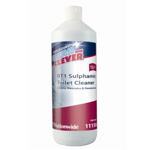 Nationwide Clean & Clever BT1 sulphamic toilet cleaner 1 litre bottle by Purcho UK