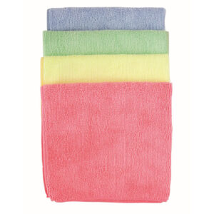 Jangro microfibre cloth 40cm yellow pack of 10 cleaning cloths - Purcho