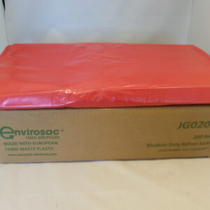Red refuse sacks 10kg capacity 29 x 38 inch box of 200 Purcho