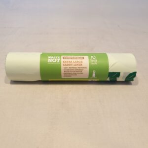 Compostable food waste liner 35 litre roll pack of 10 bags