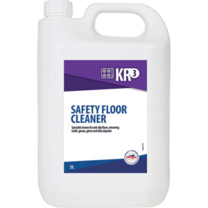 KR3 safety floor cleaner 5L designed for anti-slip floors in commercial areas from Purcho UK