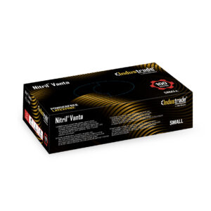 Meditrade Nitril Vanta black powder free nitrile gloves small 100 pcs by Purcho UK