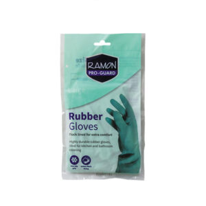 reen lightweight rubber cleaning gloves size G large Purcho