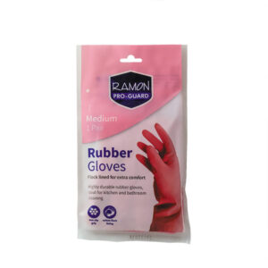 Lightweight rubber gloves R medium for household and cleaning use Purcho