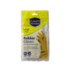 Lightweight yellow rubber gloves size large for household cleaning Purcho