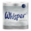 Whisper Silver premium toilet tissue laminated and embossed – Purcho UK supplier