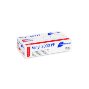 Meditrade Vinyl 2000 clear powder free vinyl gloves small 100 pcs by Purcho UK
