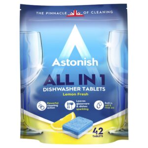 Astonish all in one dishwasher tablets lemon fresh 42 pack available at Purcho UK