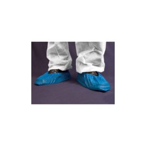 Blue disposable shoe covers for hospitals and cleanrooms - Purcho