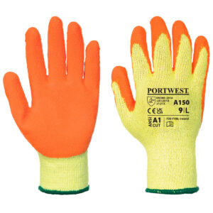 A150 Classic Grip Glove ORANGE (Large)