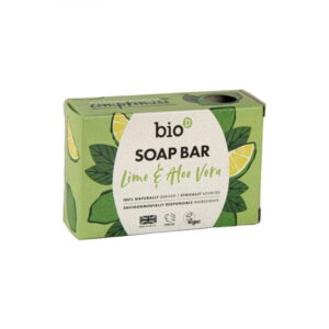 Lime and aloe vera soap bar in plastic-free packaging – Purcho UK