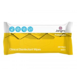 Jangro Professional Clinical Disinfectant Wipes pack of 200 for hard surface cleaning and hygiene - Purcho