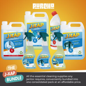 JXAP professional cleaning supplies pack for janitors and facilities management