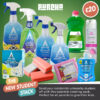 Essential student cleaning kit with Astonish cleaners and antibacterial handwash for dorms and flats