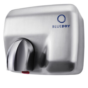 Wall mounted Bluedry stainless steel hand dryer for offices and public toilets