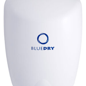 BlueDry white automatic hand dryer for commercial washrooms