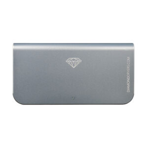 Diamond Dryer wall-mounted hand dryer in matte grey finish