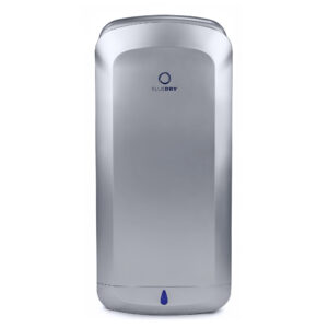 BlueDry silver automatic hand dryer for commercial washrooms