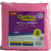Optima Ultra red microfibre cloths pack of 5 for professional cleaning UK – Purcho
