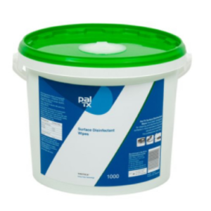 Pal TX surface disinfectant food wipes tub of 1000 for food contact surfaces