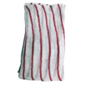 Red stockinette cleaning cloth for commercial and professional use by Purcho UK