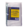 Large white JQ dishcloths green pack for absorbent heavy-duty cleaning Purcho