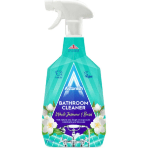 White jasmine and basil bathroom cleaning spray by Astonish for limescale removal – Purcho