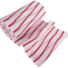 Red striped stockinette roll 30cm x 11.5m 800g absorbent cleaning cloth roll Purcho